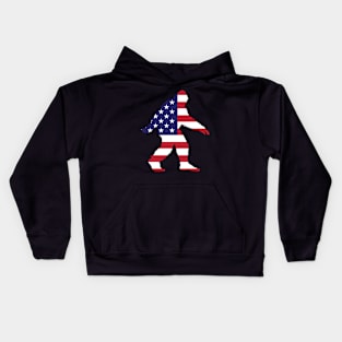 Bigfoot Is American Kids Hoodie